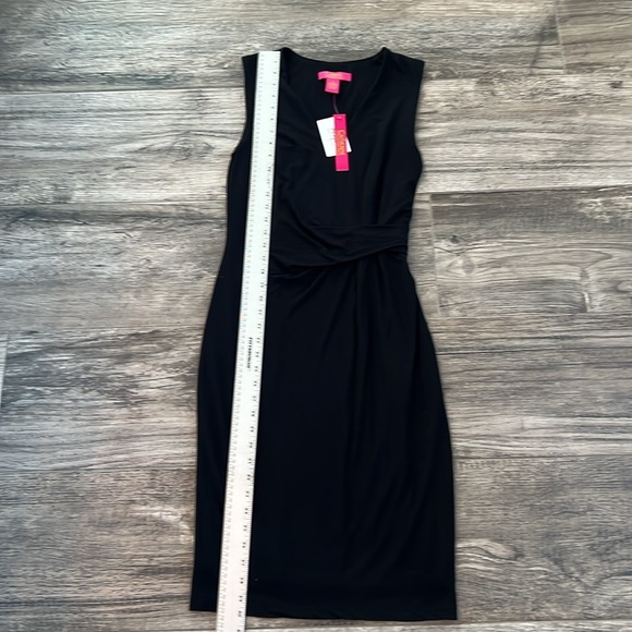 Catherine Malandrino Womens Black Ruched Sheath Wear to Work Dress SMALL NWT #45 - Picture 13 of 13